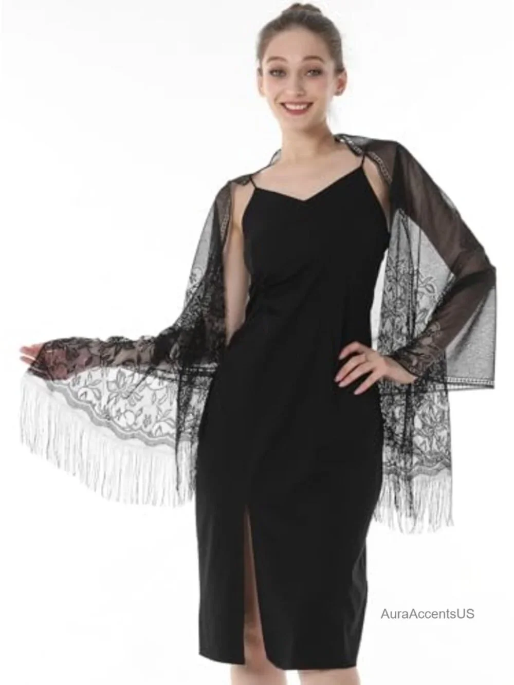 Lace Shawl Wrap for Evening Dresses Pashmina Wedding Formal Party Scarf